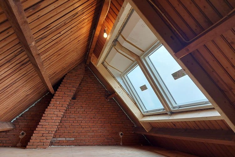 Zolder verbouwing in Nijmegen met dakramen