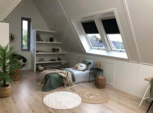 Kinderkamer met dakramen in Den Bosch